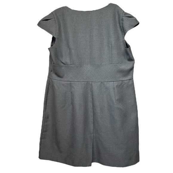 Karin Stevens Gray Cap Sleeve Sheath Dress - Picture 2 of 4